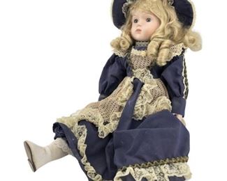 Vintage Chili Creation Handmade Porcelain Doll
