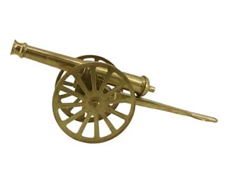 Vintage Brass Canon Desk Ornament
