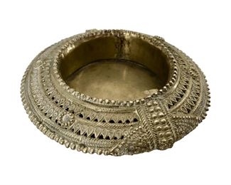 Vintage Brass Engraved Ash Tray

