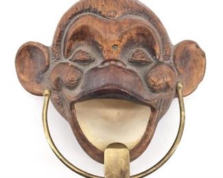 1960 Ceramic Treasure Craft Monkey Ash Tray
