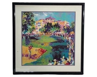 Vintage 79' LeRoy Neiman Golf Print
