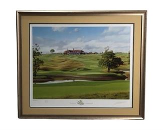 Signed Graeme W. Baxter Landscape Print
