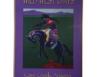 John Nieto "Bronco Rider" Cave Creek, AZ Print
