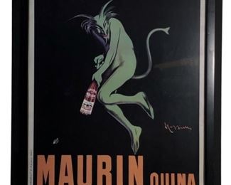 Vintage Marion Quina Le Puy France Poster
