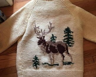 Mary Maxim cowichan sweater 