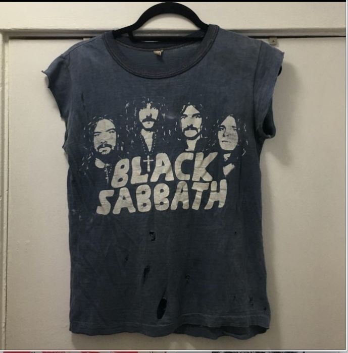 Vintage late 70s Black Sabbath tee