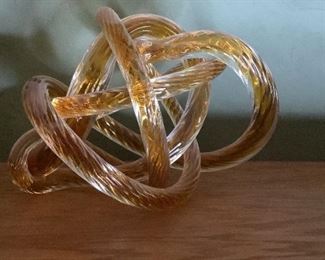 FusionZ Glass Loop Sculpture