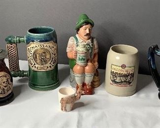 Colorful Beer Steins