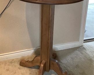 Wood High-Top Bar Table