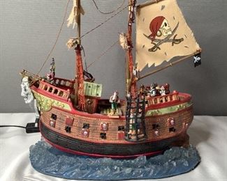 Lemax Jolly Roger Pirate Ship