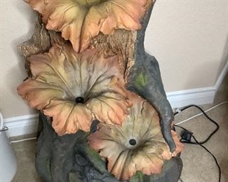Floral Water Fountain