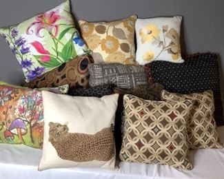 Assorted Decorative Pillows