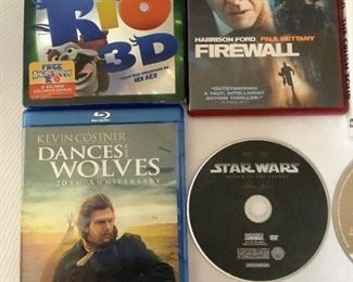  BluRay & Movie DVD's