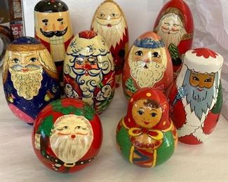 Collection of Russian Nesting Dolls
