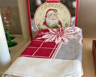 Christmas retro tablecloth