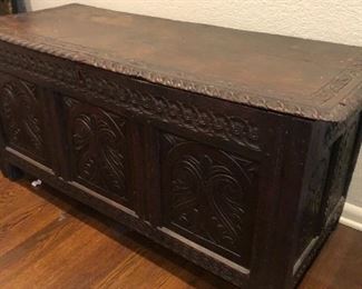 17th century English coffer