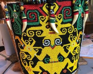 beaded child carrier