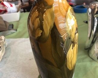 silver overlay Rookwood