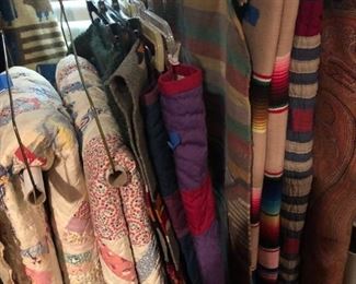 quilts and linens