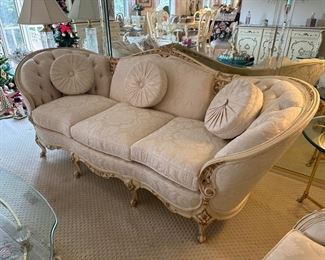 French Provincial Sofa. Measures 89" x 34" x 36". BUY IT NOW! $800