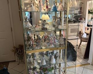 A Collection of Porcelain Figurines.