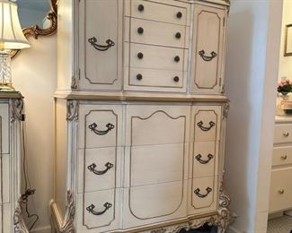 French Provincial-Style Dresser. Measures 34" x 20" x57". BUY IT NOW! $500