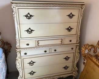 French Provincial-Style Vertical Dresser. Measures 36" x 20" x 53". BUY IT NOW! $500