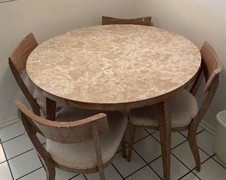 Vintage Laminate Table & Chairs. BUY IT NOW! $200