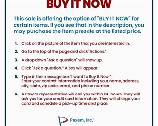 "Buy It Now" Instructions