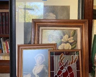 Four Framed Art Pieces