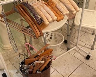 Hangers, Racks, Shower Chair, and Vanity Chair