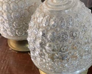 Vintage Glass Acorn Flush Lighting