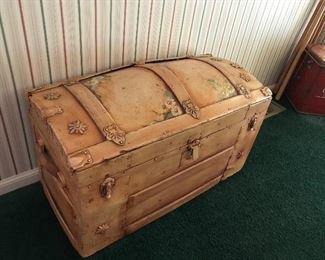 Another camel back trunk.  Inside needs a little work.