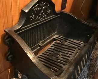 Increadible Iron Fireplace grate box or wood box