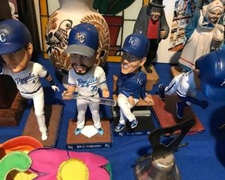 Kansas City Royals Bobble Heads, Eric Hosmer, Ned Yost