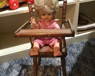 Love this doll high chair