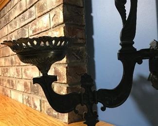 Love this Iron Lamp Holder.  Lantern available - sold separately.