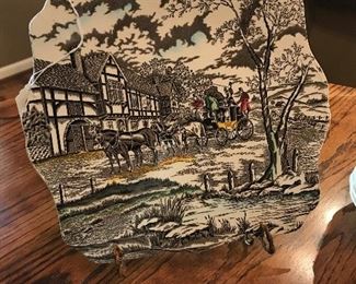 Staffordshire Platter "Royal Mail"