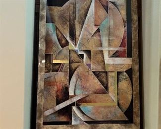 Original signed abstract art