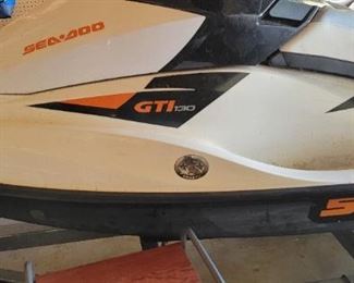 2010 Sea-Doo GTI-130 with only 7 hours and Brand-New Trailer 