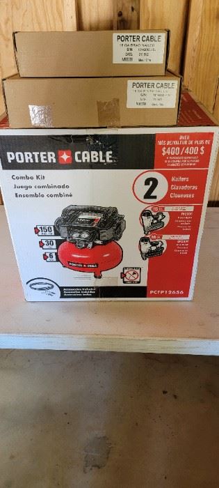Porter Cable Air Compressor Combo Kit 