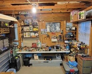 Shop Loaded with Vintage Ham Radio Equipment and Tools 