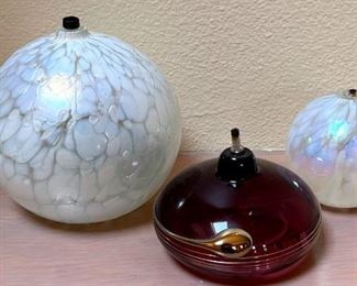 Hand blown glass oil 