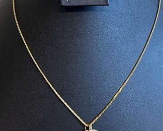 14K Gold Necklace & Charms