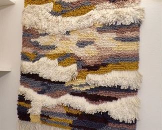 woven rug, hand done
