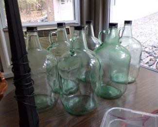 bottles, gallon