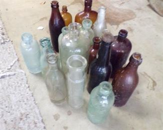 vintage bottles