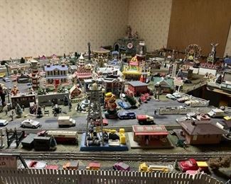 An entire train display - all items can be purchased individually.