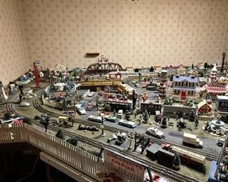 An entire train display - all items can be purchased individually.