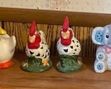 Vintage salt and pepper shakers.